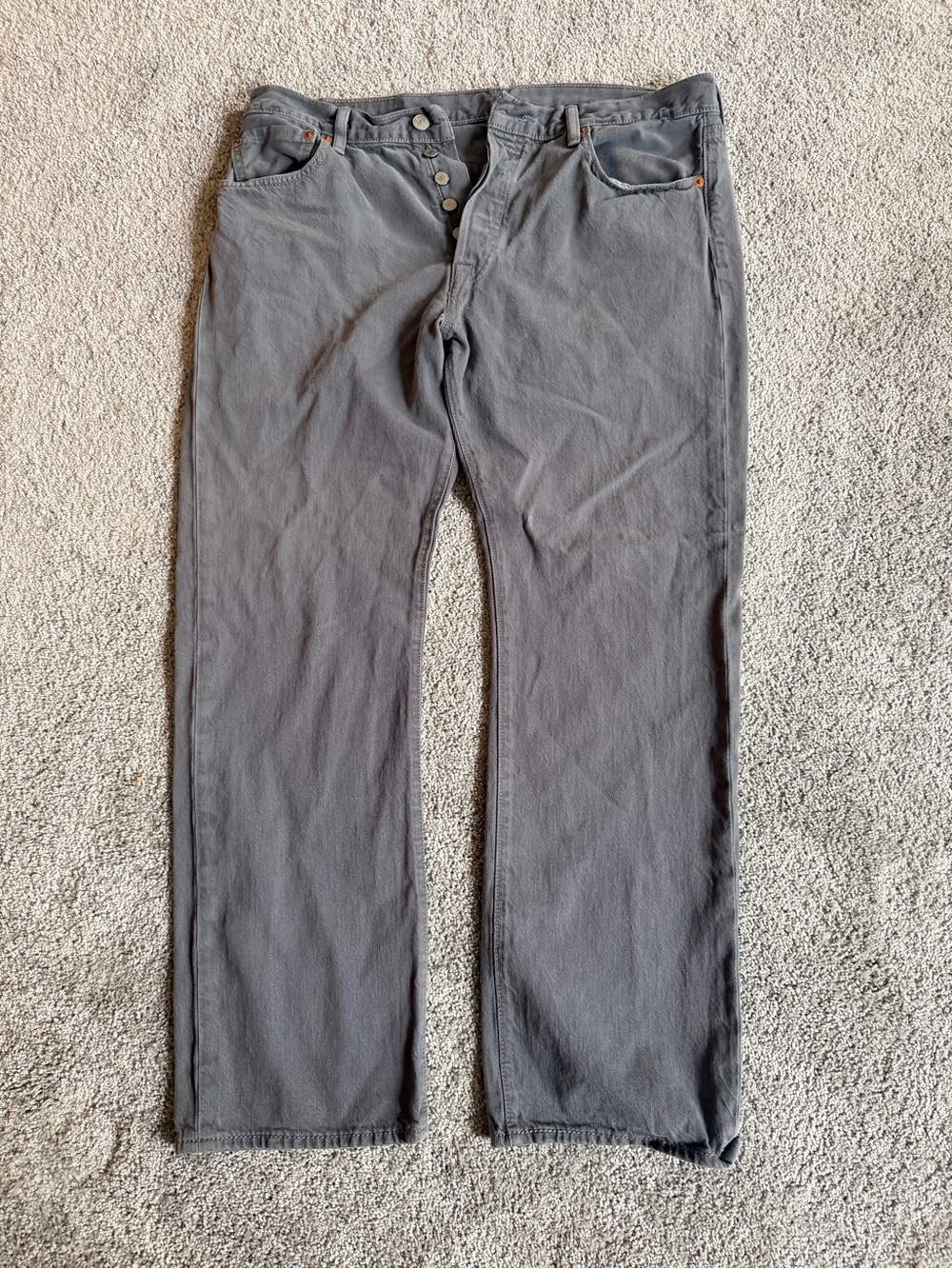 Levi’s Straight Gray Cotton Pants